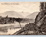 Great Northern Railway Near Troy Montana MT UNP Unused DB Postcard N14 - $10.19