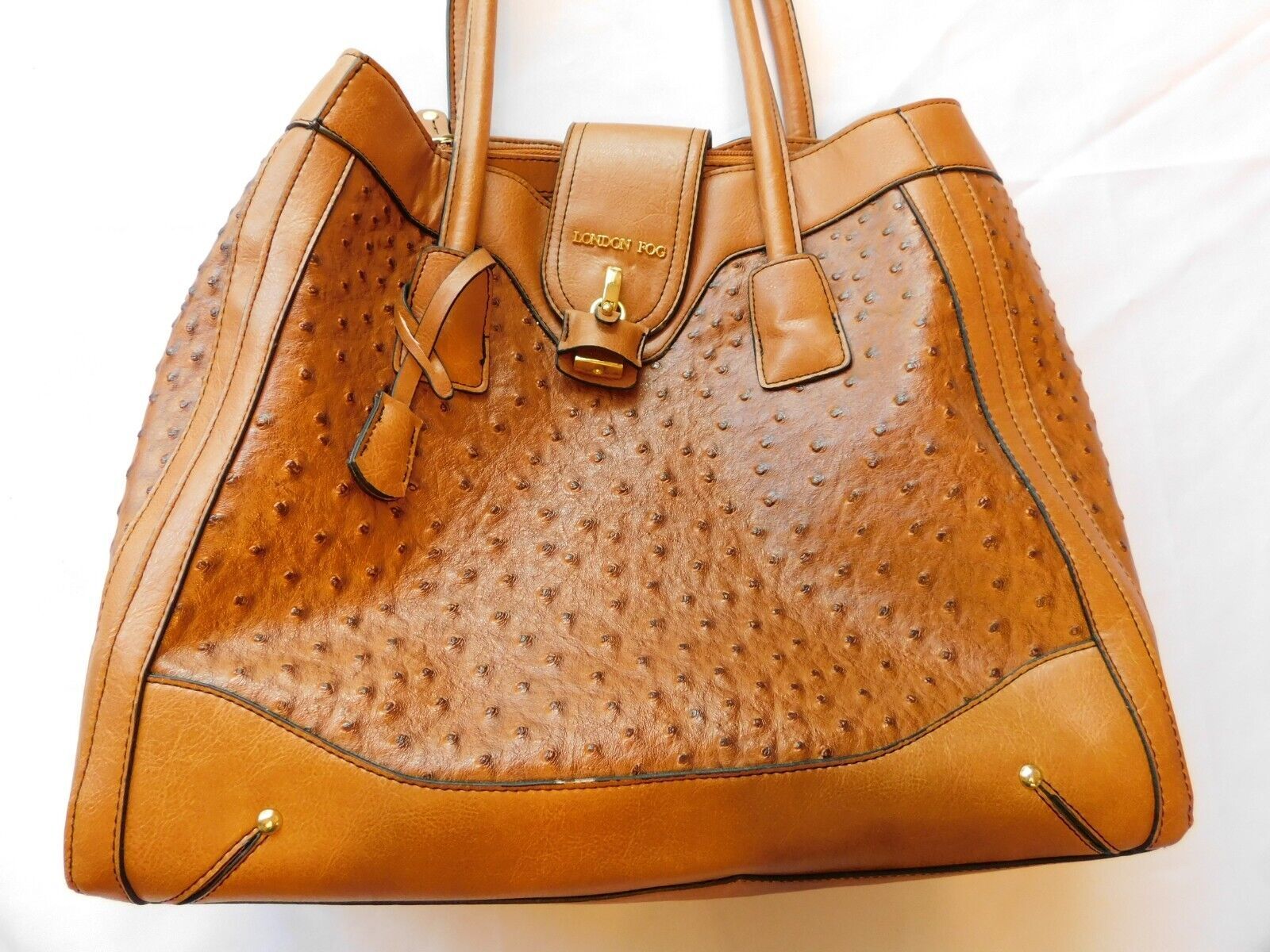 London Fog purse tote handbag gold hardware and 50 similar items