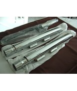 Harley Davidson Exhaust - Hard Krome Doublewall slip-ons NEW - $199.00