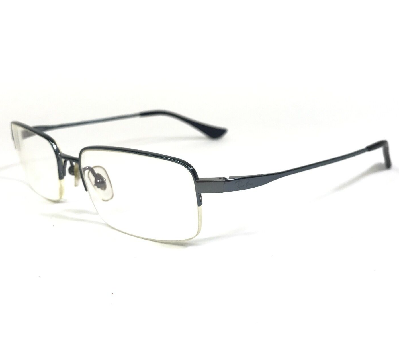 Primary image for Ray-Ban Eyeglasses Frames RB8632 1035 Ice Blue Rectangular Half Rim 52-18-140