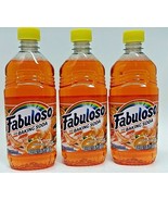 3 Bottles x Fabuloso ORANGE w/ BAKING SODA All Purpose Cleaner 16.9 oz E... - £17.90 GBP