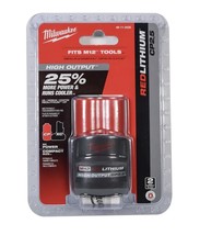 Genuine Milwaukee 48-11-2425 M12 2.5 Ah Battery Pack Redlithium 12 Volt New - £48.75 GBP