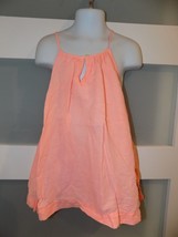 Crewcuts Peach Side Embroidered Tank Top Size 10 Girl&#39;s - £14.36 GBP