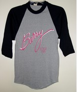 Barry Manilow Concert Tour Raglan Jersey Shirt Vintage 1981 Single Stitc... - €95,51 EUR