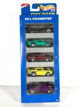 Mattel - Hot Wheels &#39;50&#39;s Favorites Gift Pack 1995 - 5 Vehicles Box Set - £10.81 GBP