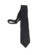Giorgio Brutini Silk Tie Black Purple White Geometric Men&#39;s Necktie - $33.34 CAD