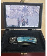 Vintage 911 Commemorative collectable lock blade knife in presentation c... - $677.26 MXN
