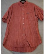 Vintage Chaps Ralph Lauren Button Up Short Sleeve Shirt Mens Red Plaid S... - $19.11 CAD
