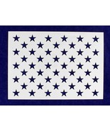 50 Star Field Stencil 14 Mil-G-Spec -10.64"L - Painting /Crafts/ Templates - $26.42