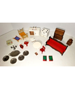 VTG Hello Dolly Miniature DOLLHOUSE furniture Desk Couch, Imperial Platt... - £23.64 GBP