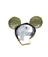 NWT Disney Parks Gold Sparkle Minnie Ears Adjustable Adaptable Headband ... - £15.87 GBP