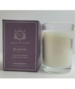 Aquiesse Black Fig Candle 6.5oz 40 hrs burn time Luxury Scent Soy Wax Ne... - $27.15 CAD