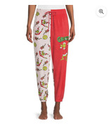 Dr. Seuss The Grinch Women&#39;s Sleep Velour Jogger Pants  Sz XL New - $29.98