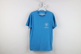 Ariat Mens Size Medium Distressed Spell Out Workwear Short Sleeve T-Shir... - $371.54 MXN