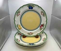 Set Of 4 Villeroy &amp; Boch French Garden Fleurence Dinner Plates - $109.99