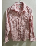 Banana Republic Stretch Pink Floral Shirt, Size 0 - £6.69 GBP