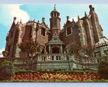Haunted Mansion Disney World Orlando FL Florida Flag UNP Chrome Postcard P1 - $3.51