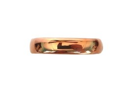Vintage Bronze Italy Squared Hinged Locking Bangle Bracelet - £11.98 GBP