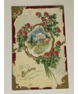 1910 Birthday Greetings Postcard Antique West Union Ohio - $5.93