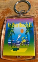 Florida Souvenir St. Pete Beach Dolphin Flamingo Alligator Swamp Keychain Bag - £9.74 GBP