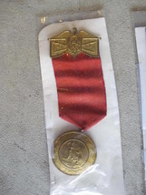 Vintage 1910s Knights of the Golden Eagle Medal Ribbon - £59.64 GBP