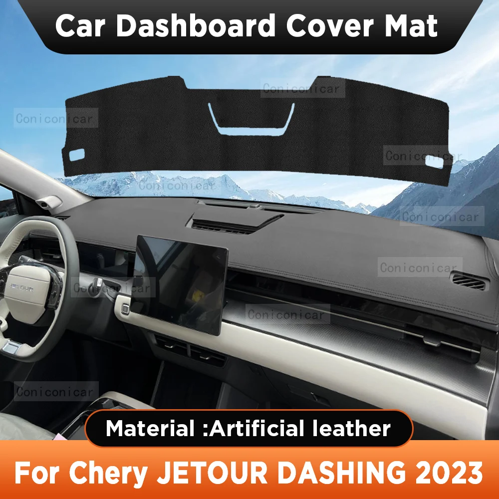 Car Dashboard Sun Shade Cover Instrument Desk Non-slip Artificial Leathe... - £40.83 GBP