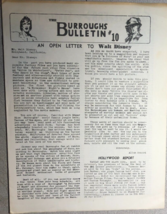 BURROUGHS BULLETIN #10 (1970s) vintage Tarzan fanzine - $24.74