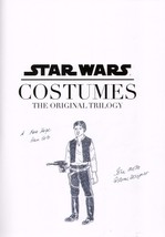 John Mollo Original Sketch Signed Costume Art of Star Wars ~ Han Solo w/ COA - £632.29 GBP