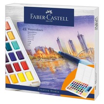 Faber-Castell Creative Studio Watercolour Pans 48 Paints Set - $64.99
