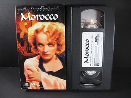 Morocco (VHS, 1993, MCA) Gary Cooper Marlene Dietrich Adolphe Menjou - £5.69 GBP