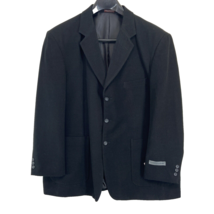 Latitude CEO Men&#39;s Size 48R Black Cotton Blend Sports Coat $125 NWT - $85.49