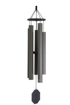 WIND CHIME ALPINE WHISPER ~ Mocha 43&quot; Amish Handmade USA Recycled Bells - $147.97