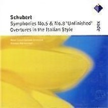 Franz Schubert : Symphonies Nos. 5 and 8 (Royal Concert Orch, Harnoncourt) CD Pr - £11.35 GBP