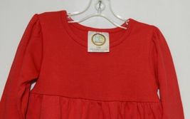 Blanks Boutique Red Long Sleeve Empire Waist Ruffle Dress Size 12M image 2