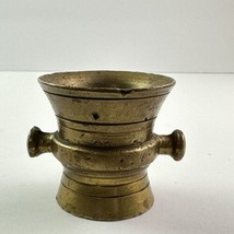 Antique 19th Century Brass Mortar Apothecary Spice Med Grinding Bowl No ... - £51.81 GBP