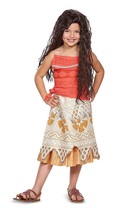 Disney Princess Moana Costume Sz 4-6X, 7/8 - $367.88 MXN