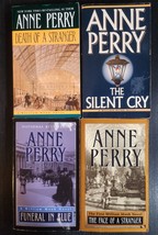 ANNE PERRY PAPERBACK BOOK LOT OF 4 WILLIAM MONK NOVELS VICTORIAN MYSTERIES - $9.75