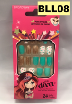 KISS BROADWAY LITTLE DIVA 24 NAILS # BLL08 MOM APPROVED PRESS ON NAILS - $5.59