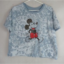 Disney Blue & White Tie Dye Mickey Mouse T-Shirt Size 2XL - £12.96 GBP