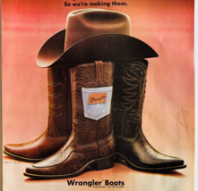 1968 Wrangler Western Wear Advertisement Leather Boots Rio Arroyo Semino... - $24.99 1968 Wrangler Western Wear Advertisement Leather Boots Rio Arroyo Semino... - $24.99