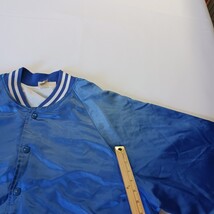 Vintage Hartwell Soil Conservation Service Men's Blue Baseball Jacket Chest 51" image 3