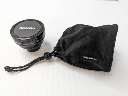 Nikon Tele Converter Lens TC-E2 2X JAPAN with Lens Covers And Bag Excellent Cond - $29.70