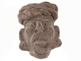 Pre-Columbian Mayan Pottery Head - £77.33 GBP