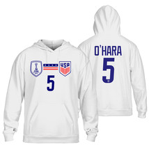 Kelley O&#39;Hara #5 USWNT Soccer FIFA Women&#39;s World Cup 2023 Hoodie - £43.95 GBP+