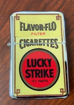 Lucky Strike Oil Lighter Vintage Cigarette Smoking Ad Classic Logo D60 - $14.80