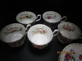 Royal Albert Flower of the Month tea cup and saucer pick 1 - £43.96 GBP