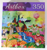 Jigsaw Puzzle GNOME ISLAND 350 Pieces 20&quot; x 12&quot; Artbox - CraZArt - £2.17 GBP