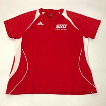 Sacred Heart Pioneers Womens Shirt Small Red Adidas Jersey Field Hockey NCAA 1 - £15.56 GBP