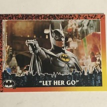 Batman Returns Vintage Trading Card #22 Let Her go - £1.54 GBP