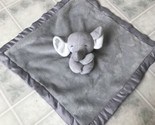  Carter’s Gray Elephant Security Blanket Grey Lovey Lovie Soft Cuddle Sa... - £23.21 GBP